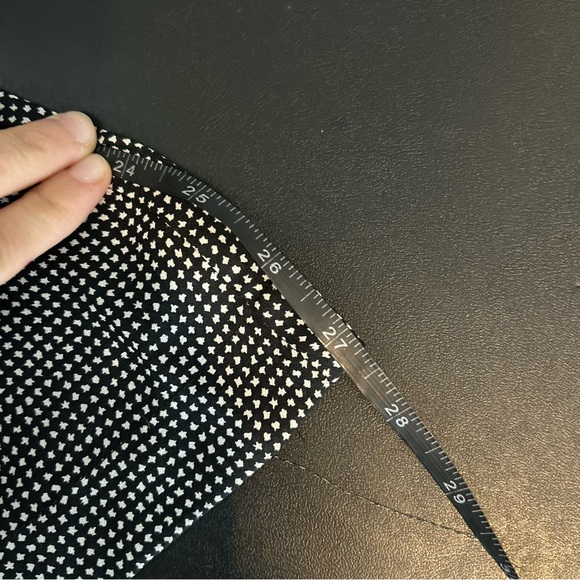 Steven Alan Black and White Button A line Skirt Spotted Print size 2 - Picture 7 of 7